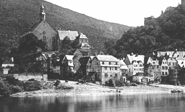 Hinterbach ohne Betonröhre etwa 1880