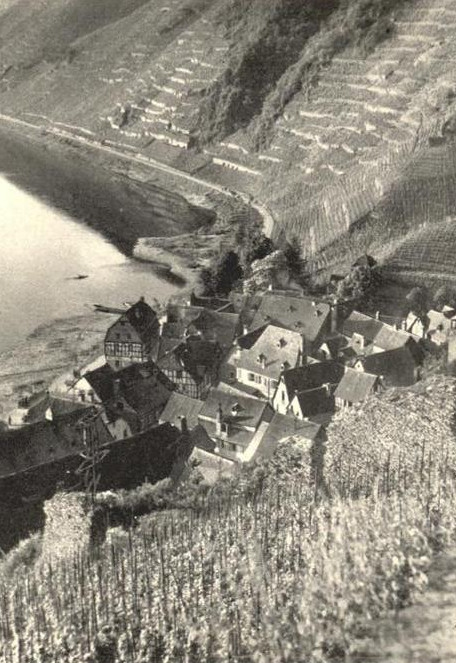 Süd Stadtmauer von Burg aus gesehen