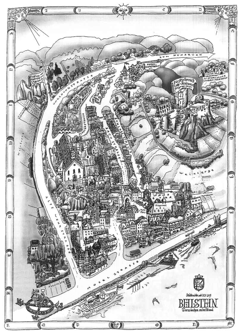 Stadtplan von Beilstein
